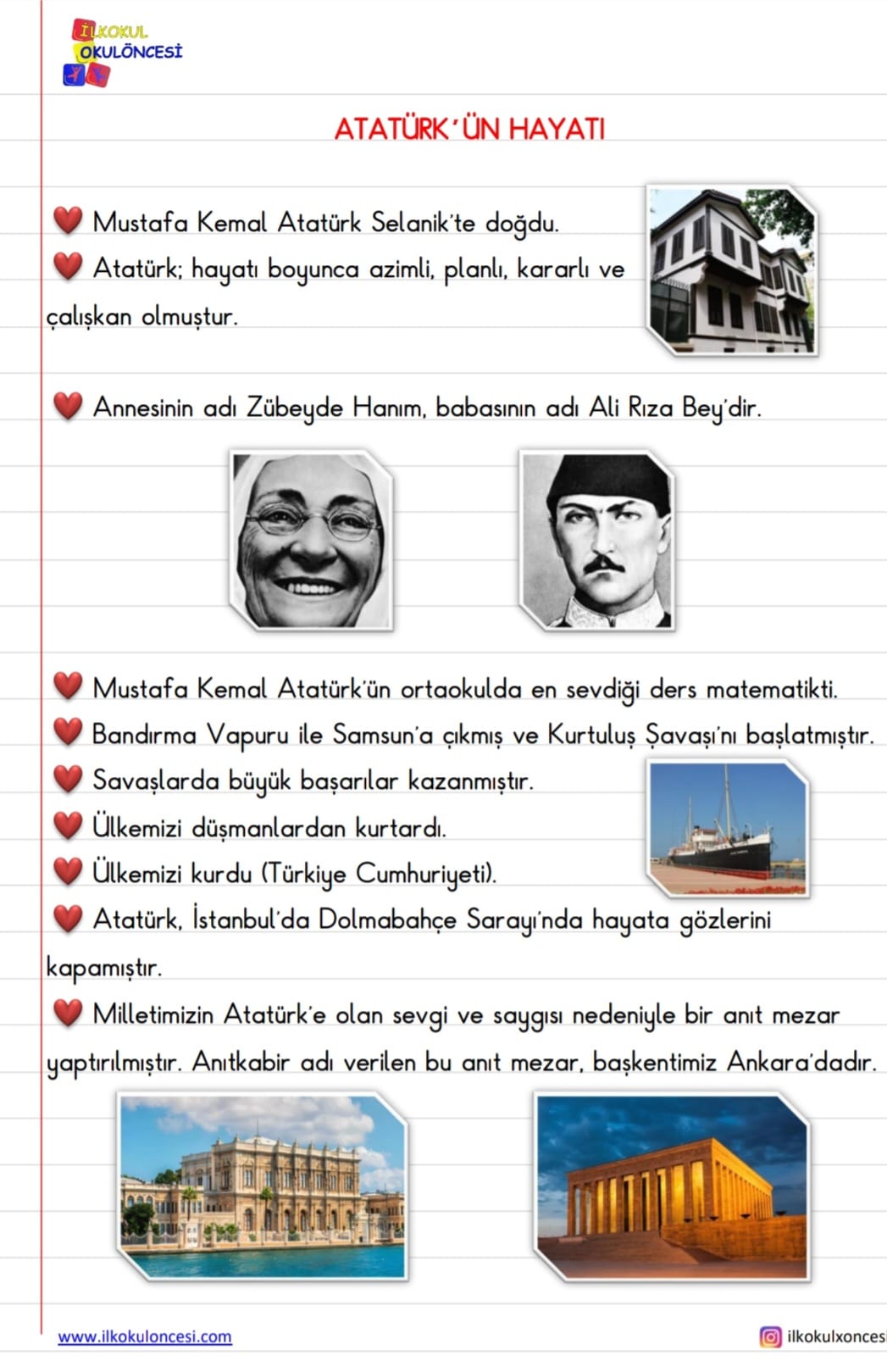 Atatürk Hayatı